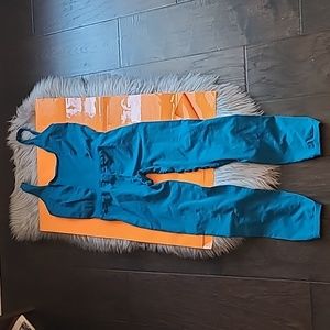 Nwot! Free People movement good karma onesie teal